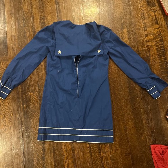 Navy Blue Sailor Dress - Picture 2 of 3